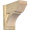 Ekena Millwork Thorton Slat Rough Sawn Outlooker, Douglas Fir, 8"W x 16"D x 16"H OUT08X16X16THR06RDF - alternate 1